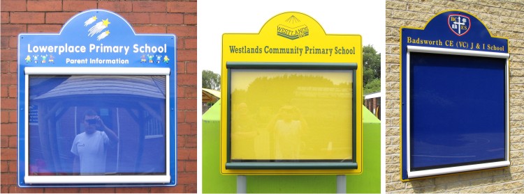 Scroll External School Notice Boards
